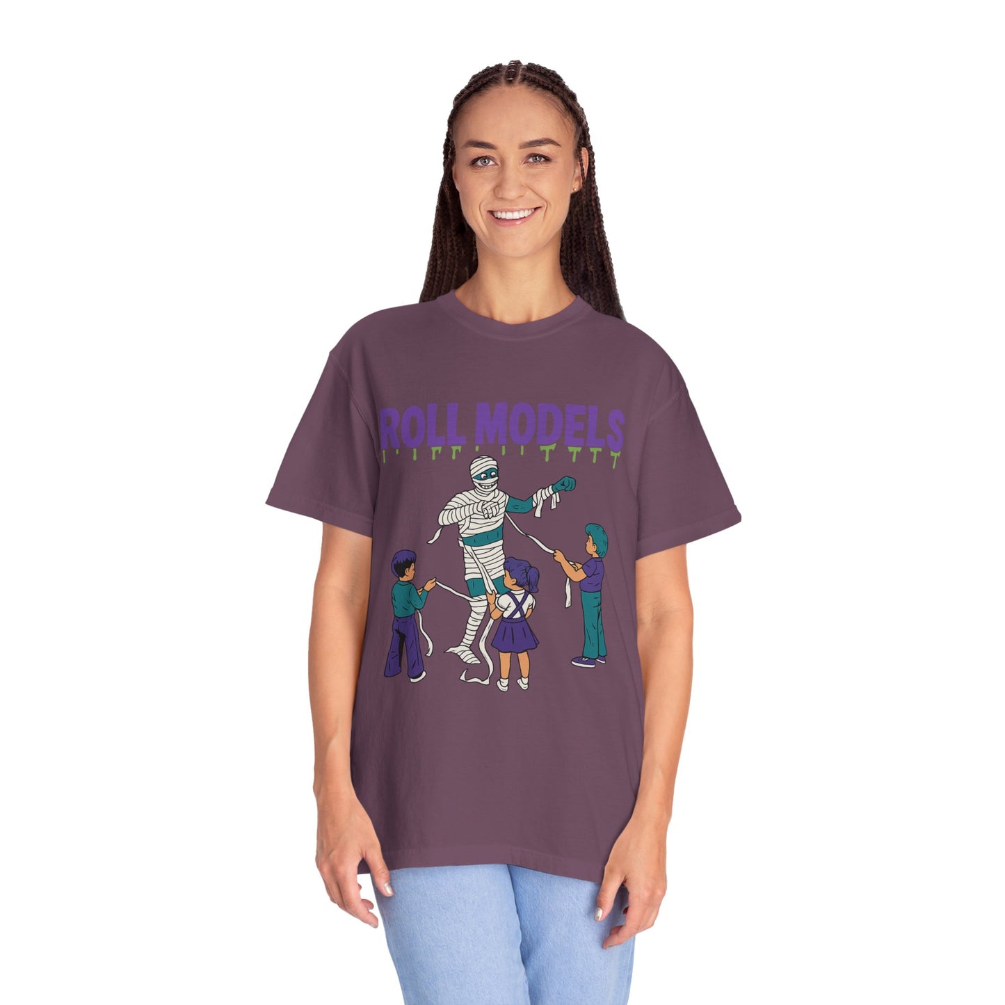 Mummy Roll Models T-Shirt, Cute Halloween Shirt, Kids Costume Tee, Family Fun Outfit, Retro Graphic Top, Vintage Style Tee