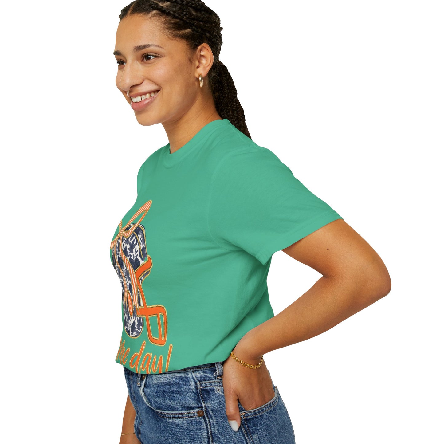 Game Day Coquette Style, Football Helmet T-Shirt | Unisex Sports Tee for Football Fans | Perfect for Tailgating, Game Everyday Wear