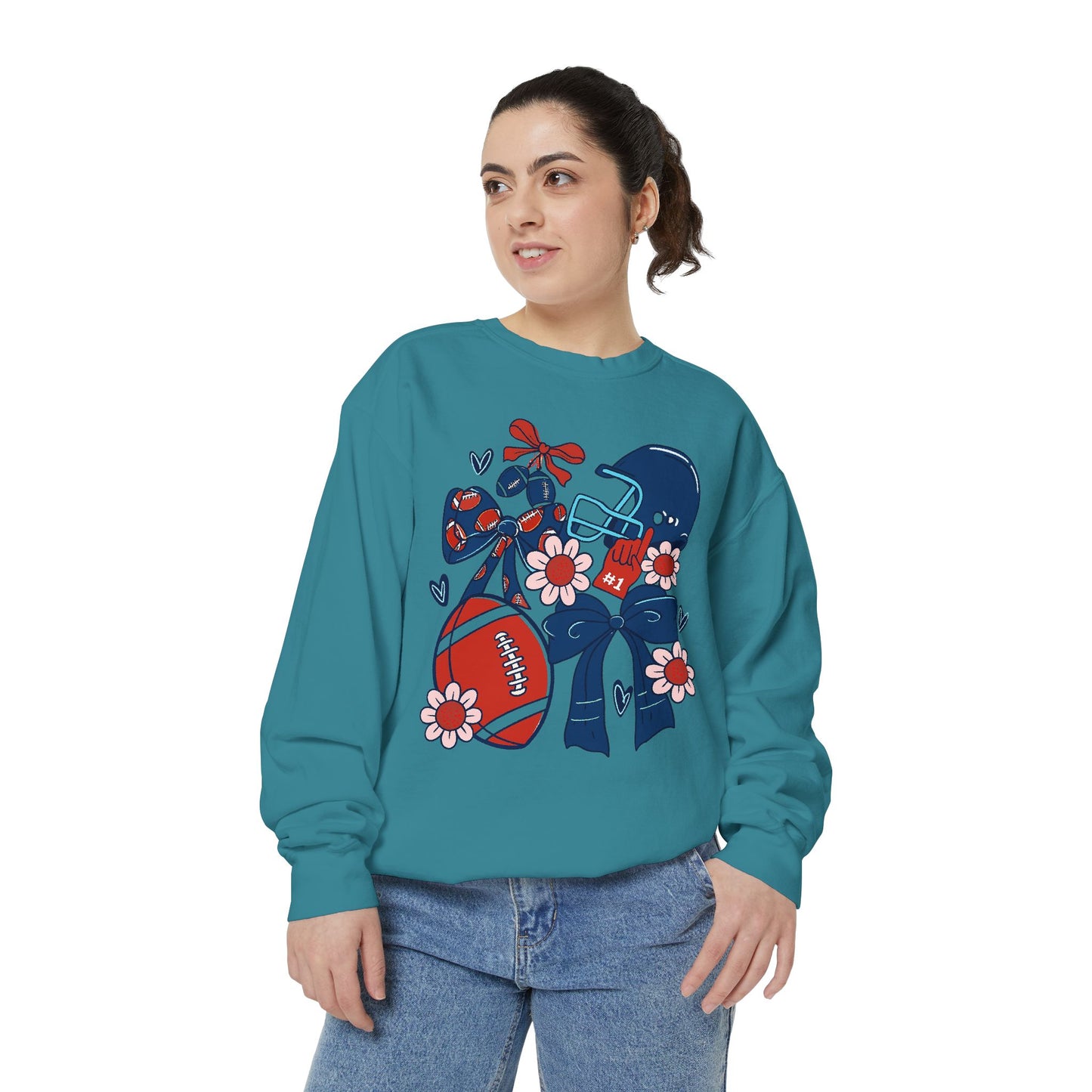 Football Game Day Unisex Sweatshirt - Comfort Colors