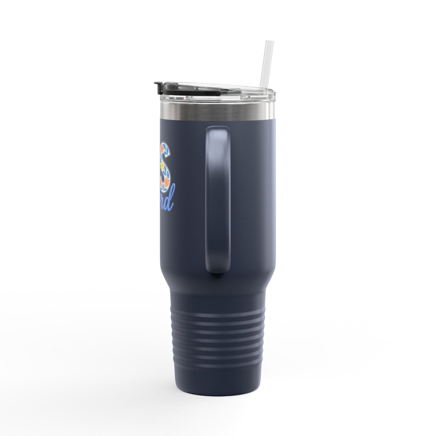 Floral Insulated Travel Mug-40 oz., Oxford, MS Design