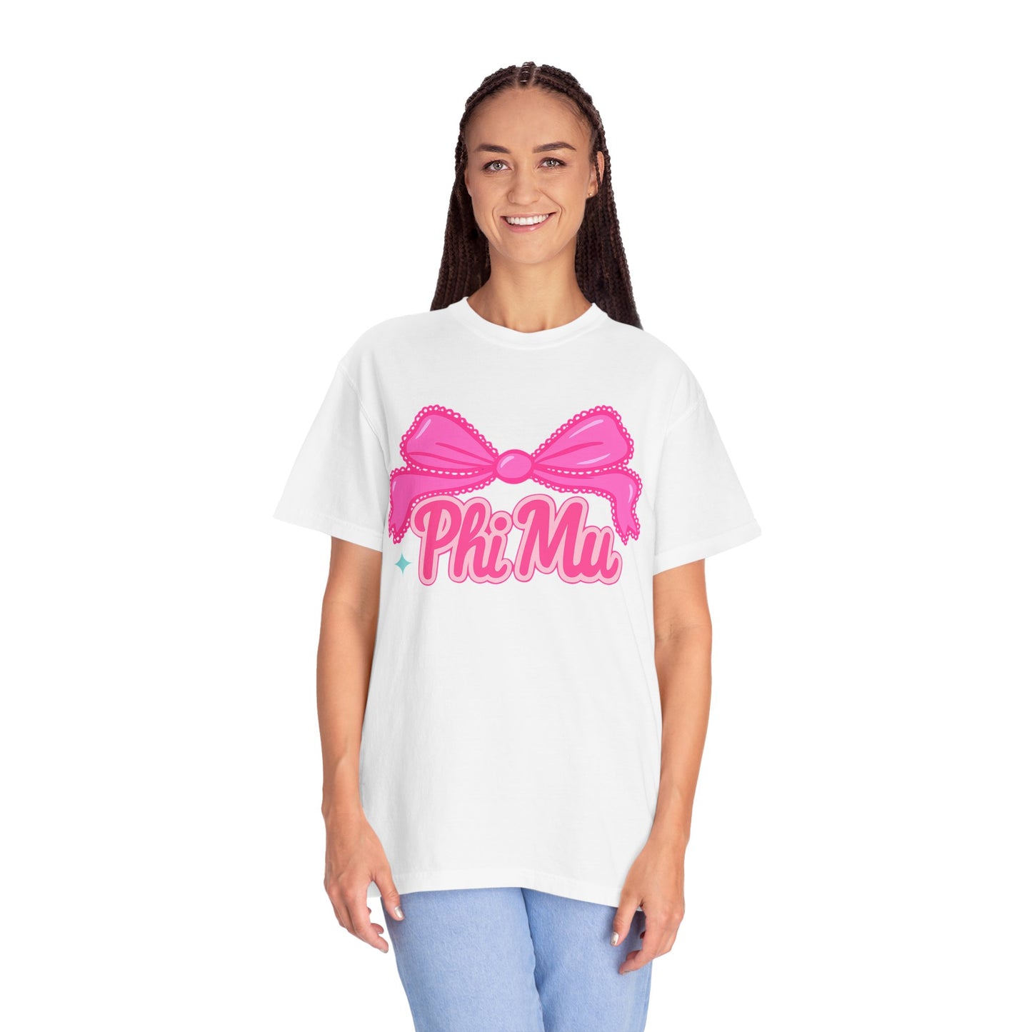 PhiMu Bow Pink Sorority T-Shirt