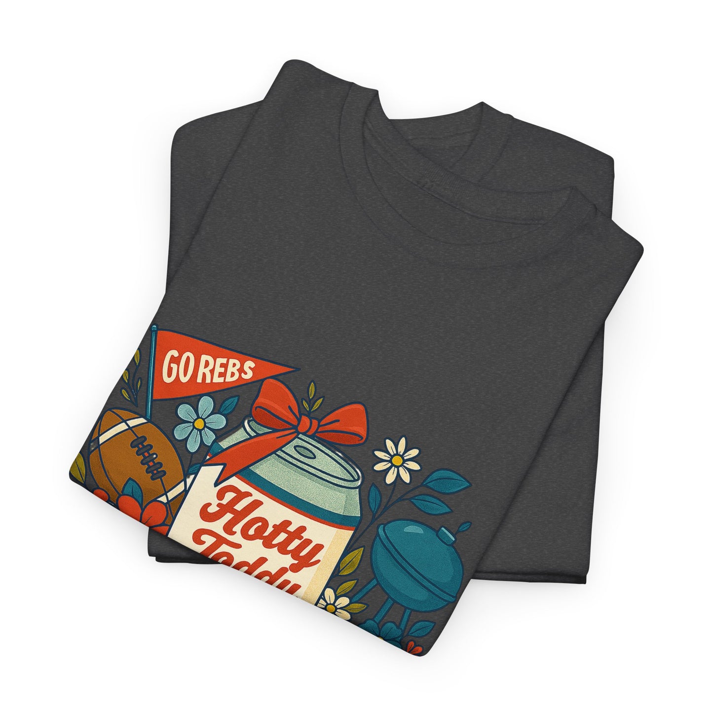 Hotty Toddy Heavy Cotton Tee - Unisex Graphic T-Shirt, Casual Wear, College Apparel, Gift for Students, Spring Break Fashion