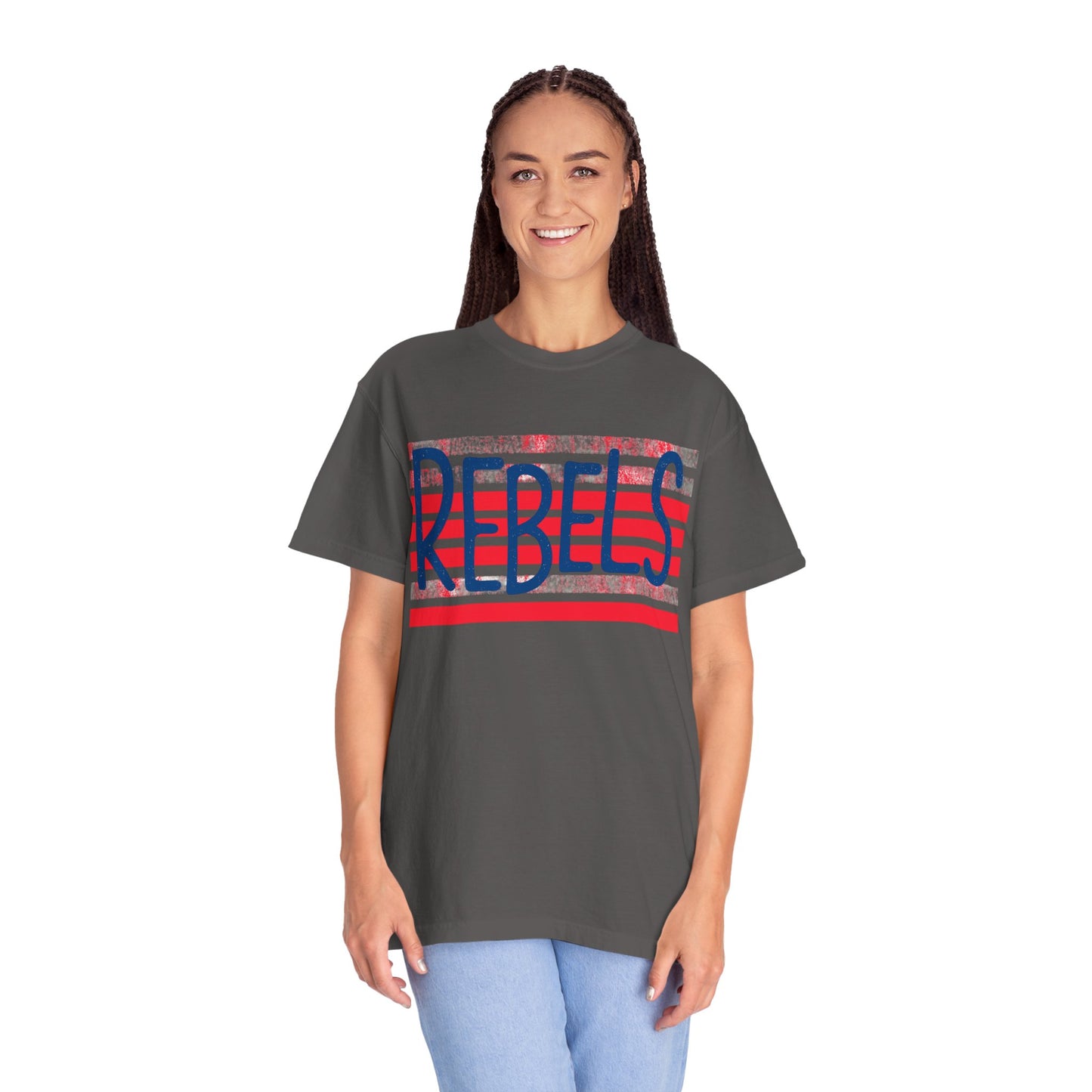 Rebels T-Shirt, Vintage Style Tee, Unisex Graphic Shirt, Summer Fashion, Independence Day Apparel, Football Game Day, Hotty Toddy