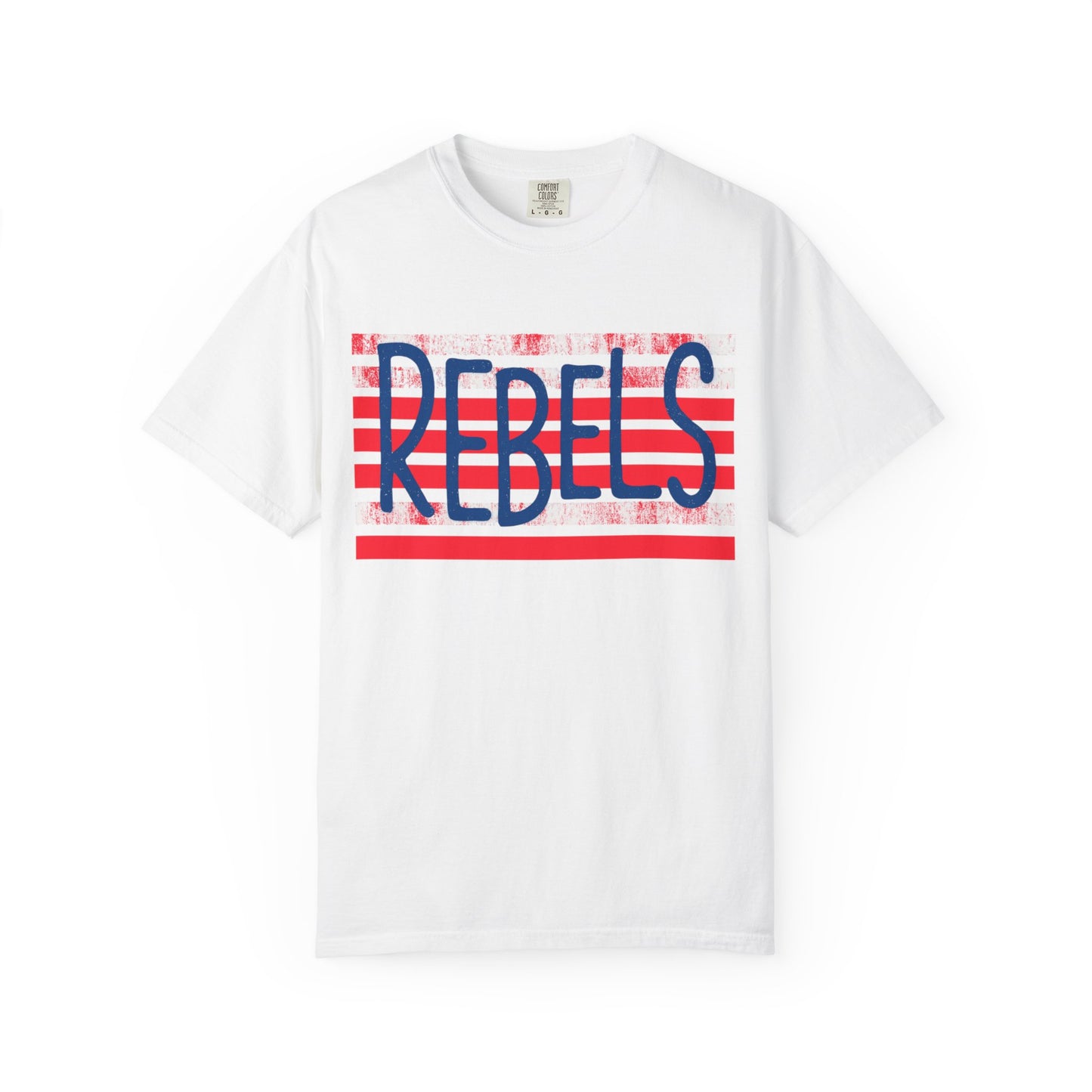 Rebels T-Shirt, Vintage Style Tee, Unisex Graphic Shirt, Summer Fashion, Independence Day Apparel, Football Game Day, Hotty Toddy