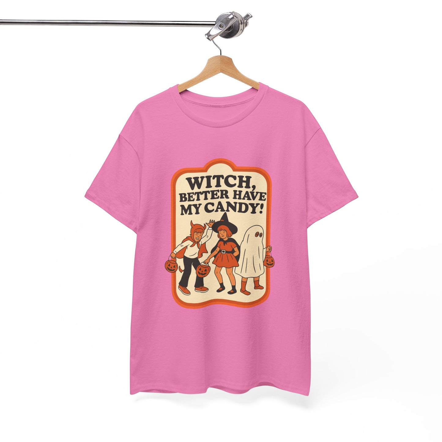 Halloween Witch Candy Tee - Unisex Cotton Shirt