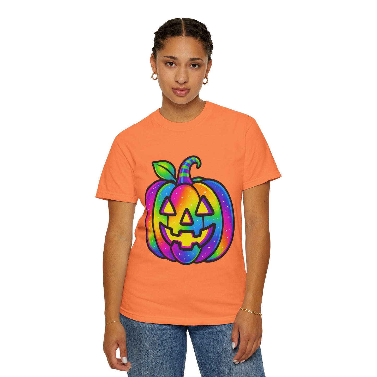 Colorful Pumpkin T-shirt for Halloween