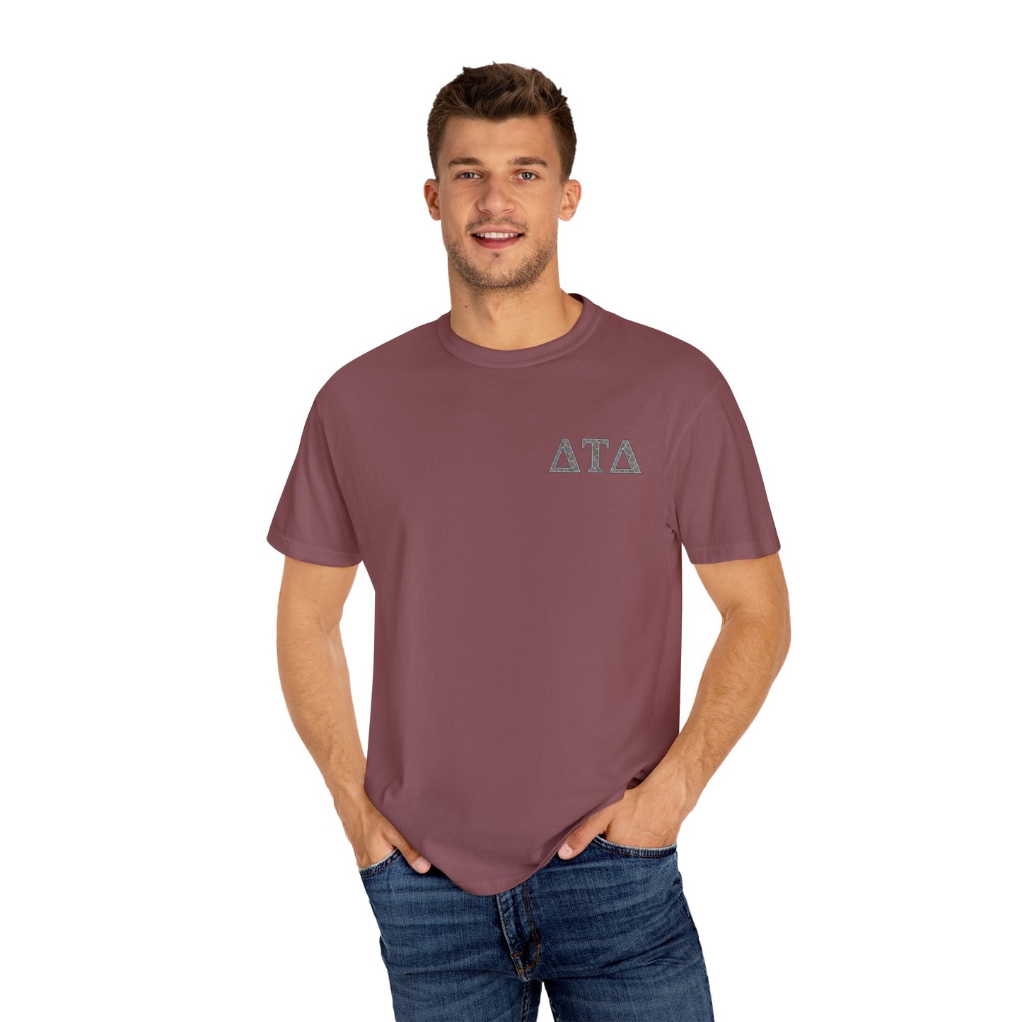 DTD Unisex Garment-Dyed T-shirt | Casual Wear, Sorority Apparel, College Life, Gift for Sorority Sisters, Greek Life Clothing