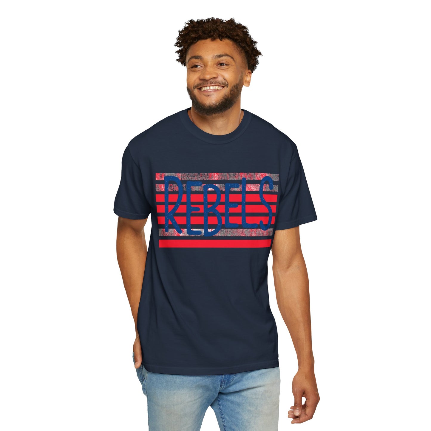 Rebels T-Shirt, Vintage Style Tee, Unisex Graphic Shirt, Summer Fashion, Independence Day Apparel, Football Game Day, Hotty Toddy