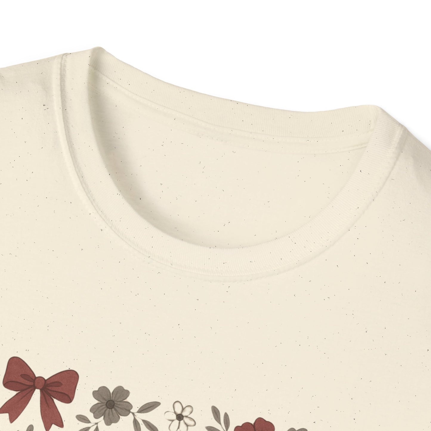 Texas Floral Unisex Softstyle T-Shirt, Vintage Texas Tee, Texas Pride Shirt, Casual Wear, Gift for Texas Lovers, Holiday T-Shirt