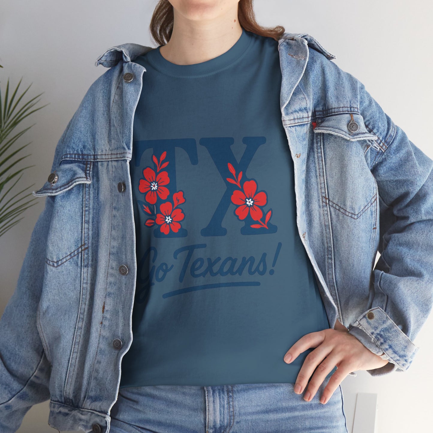 Texas Pride Unisex Cotton Tee | Go Texans! T-Shirt, Casual Wear, Game Day Shirt, Gift for Fans, Spring/Summer Style