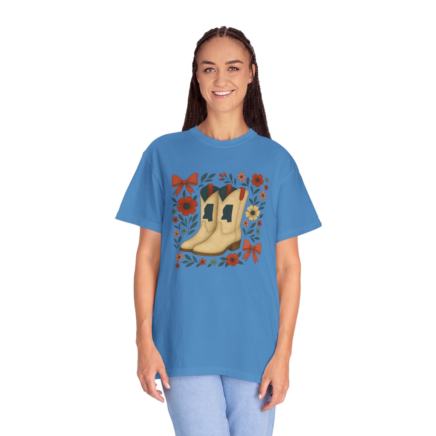 Mississippi Coquette Bow Unisex Tee - Ole Miss Fan Gift