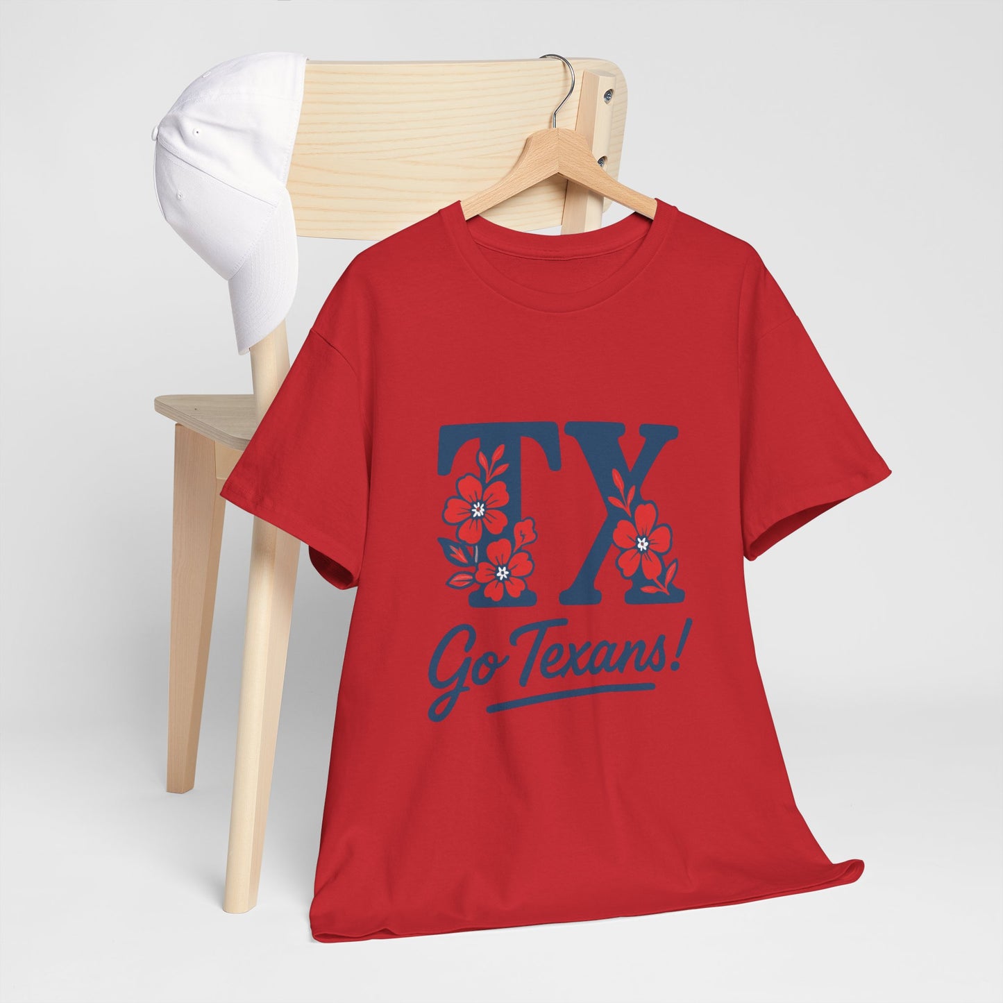 Texas Pride Unisex Cotton Tee | Go Texans! T-Shirt, Casual Wear, Game Day Shirt, Gift for Fans, Spring/Summer Style