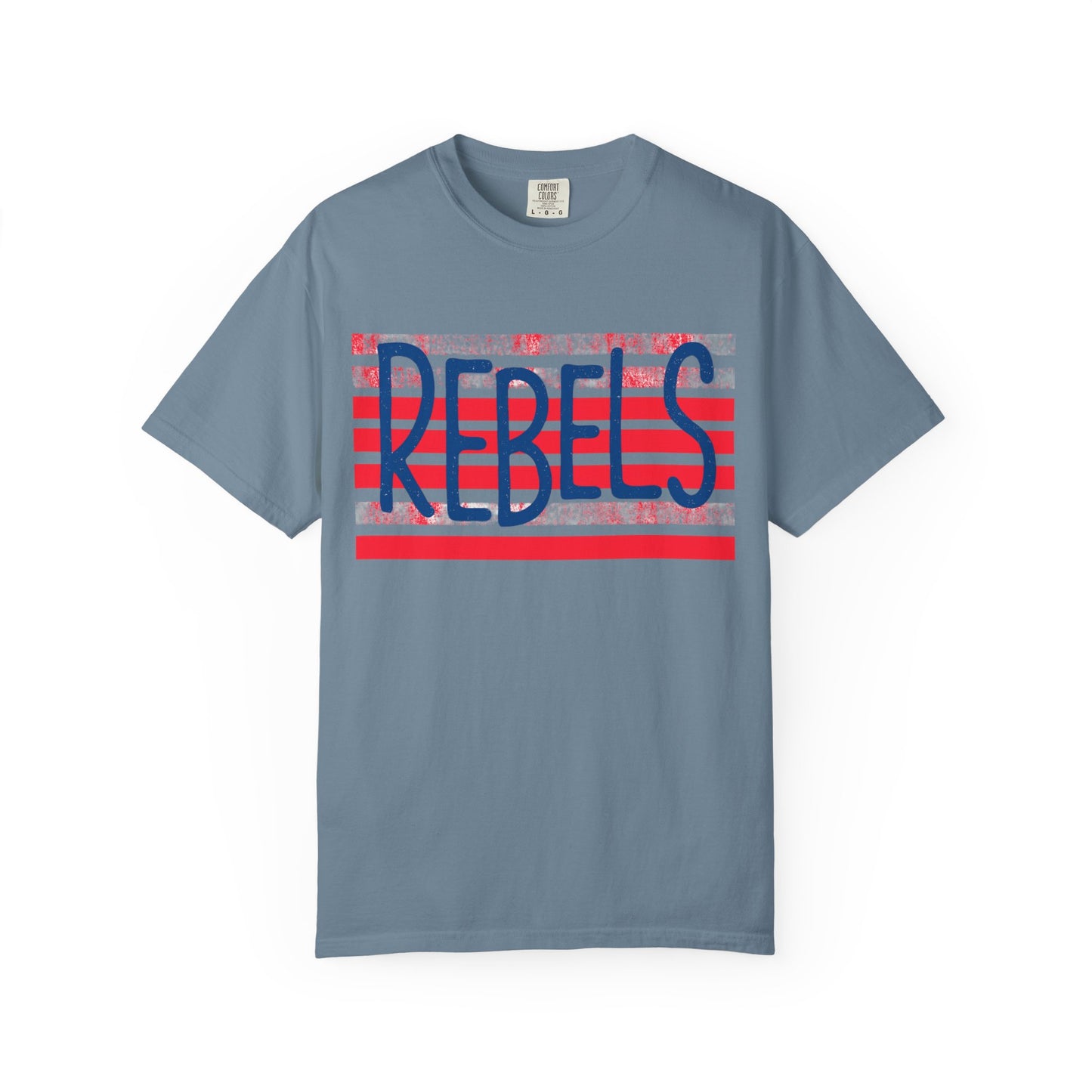 Rebels T-Shirt, Vintage Style Tee, Unisex Graphic Shirt, Summer Fashion, Independence Day Apparel, Football Game Day, Hotty Toddy