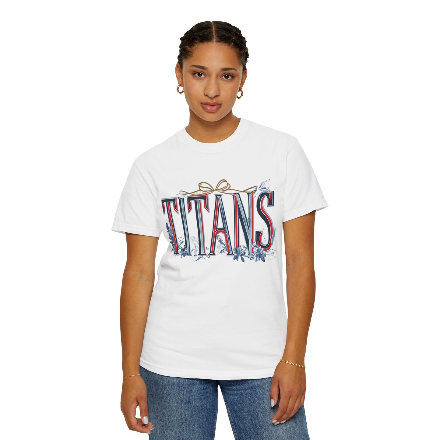 Floral Titans Garment-Dyed T-Shirt