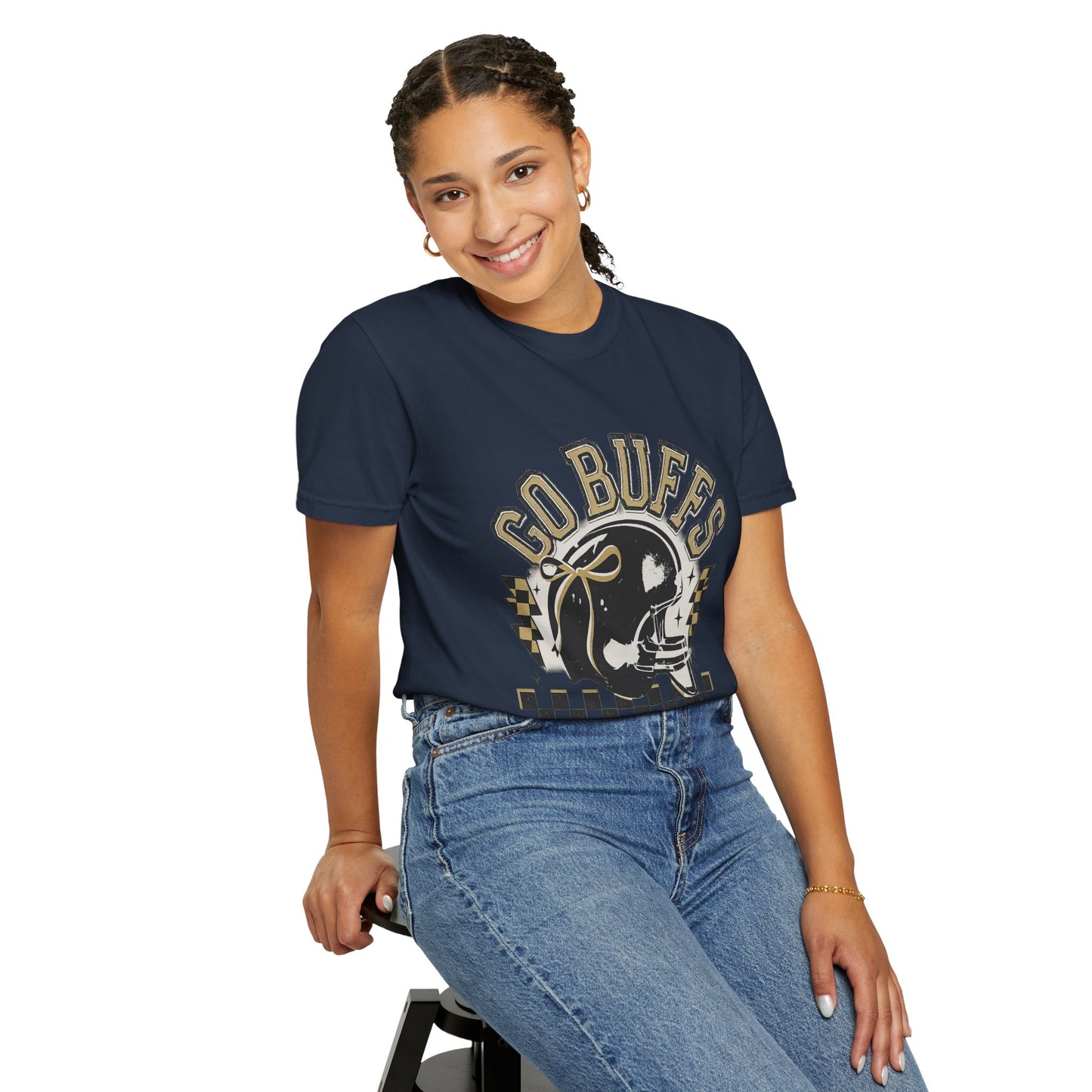 Vintage Sports Fan T-Shirt - Go Buffs Graphic Tee