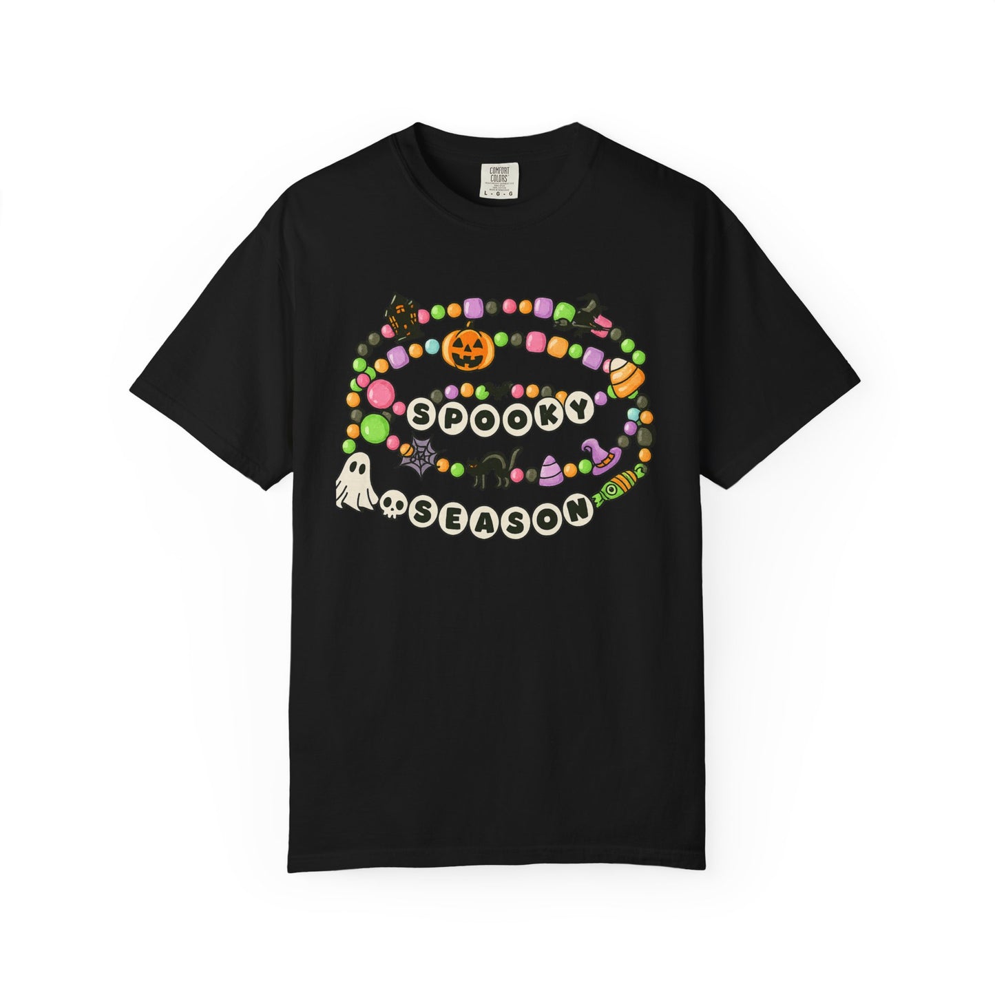 Spooky Season Friendship Bracelet T-shirt | Halloween Fun, Unisex Tee