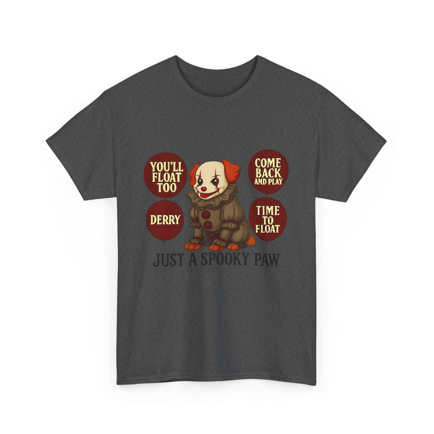 Spooky Dog Tee Clown Pup Pennywise