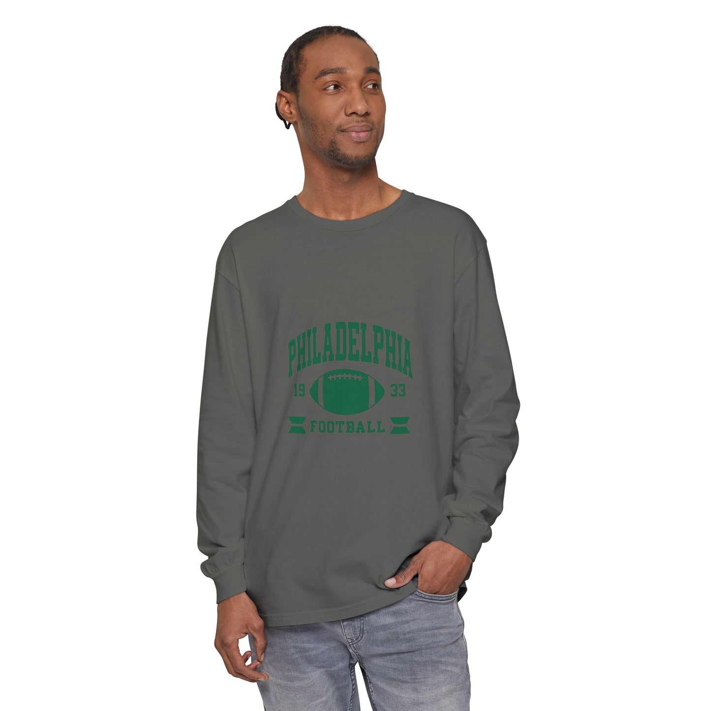 Vintage Philadelphia Football Long Sleeve T-Shirt