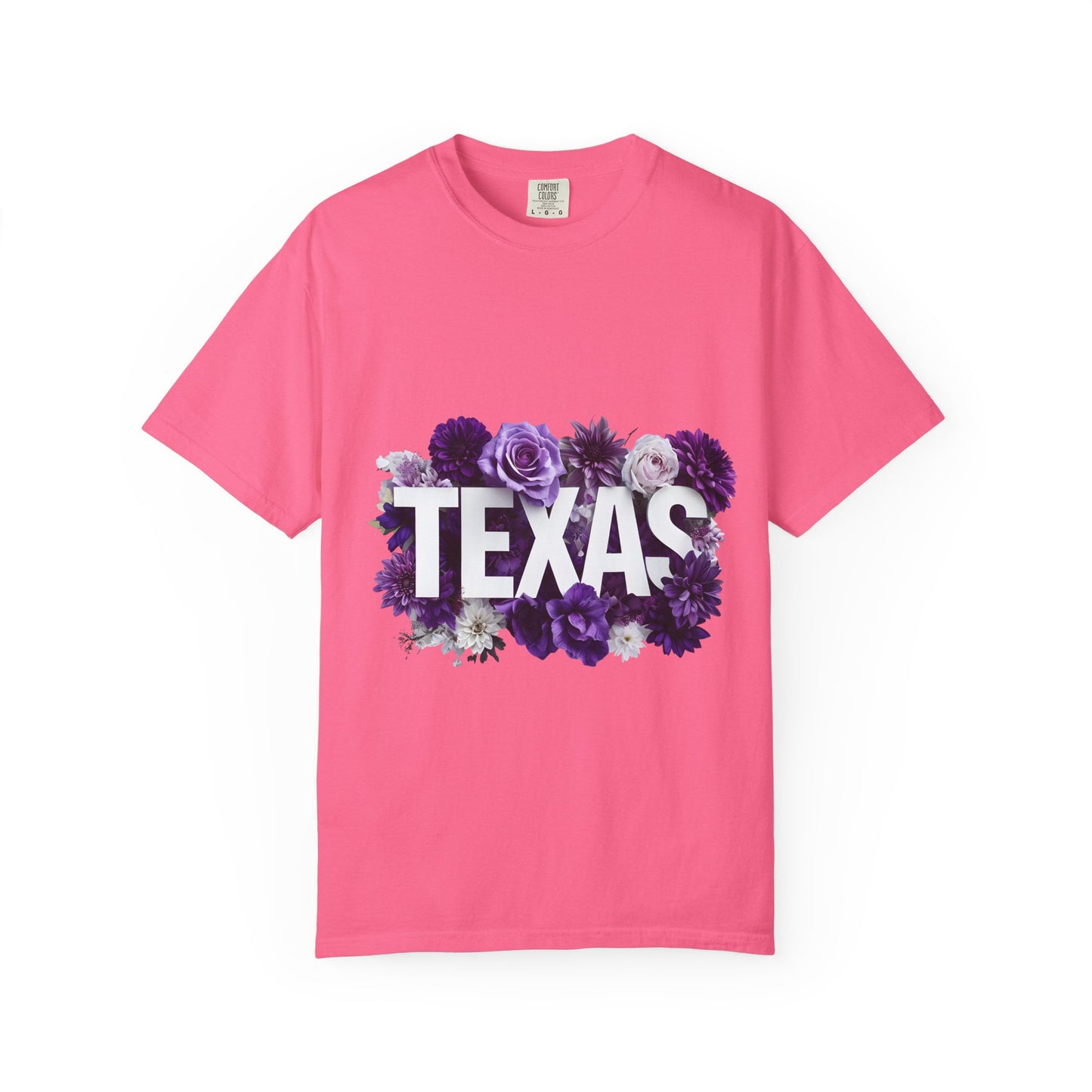 Texas Floral T-Shirt, Unisex Aesthetic Tee, Summer Outfit, Gift for Texan, Casual Style Shirt, Travel Souvenir Shirt
