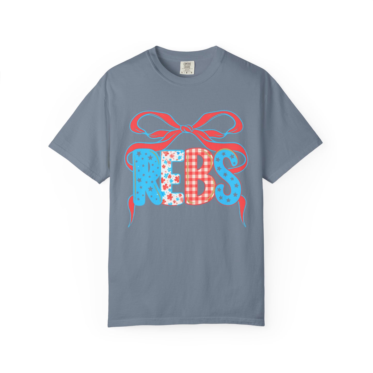 MS Rebs Floral Patriotic T-Shirt