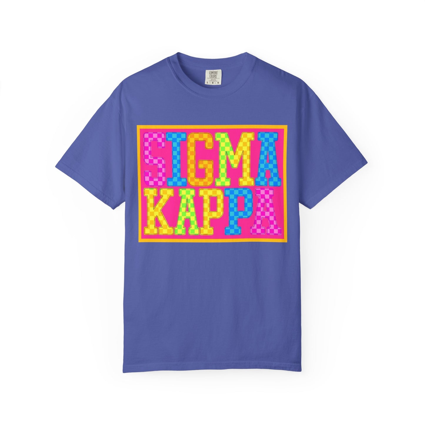 Colorful Sigma Kappa T-Shirt | Sorority Apparel