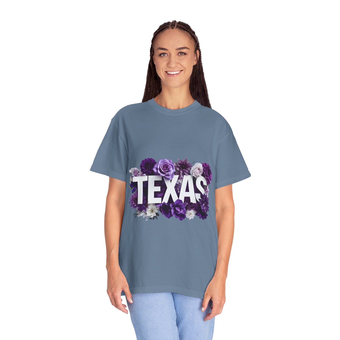 Texas Floral T-Shirt, Unisex Aesthetic Tee, Summer Outfit, Gift for Texan, Casual Style Shirt, Travel Souvenir Shirt