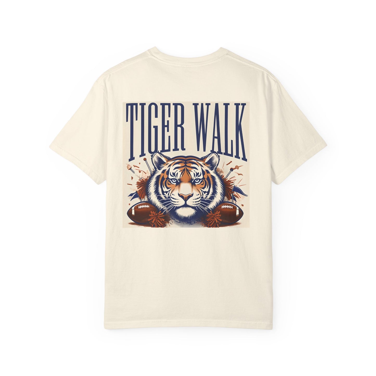 War Eagle Tiger Walk Unisex T-Shirt, Casual Tee, College Apparel, Game Day Shirt, Sports Fan Gear, Gift for Auburn Fans