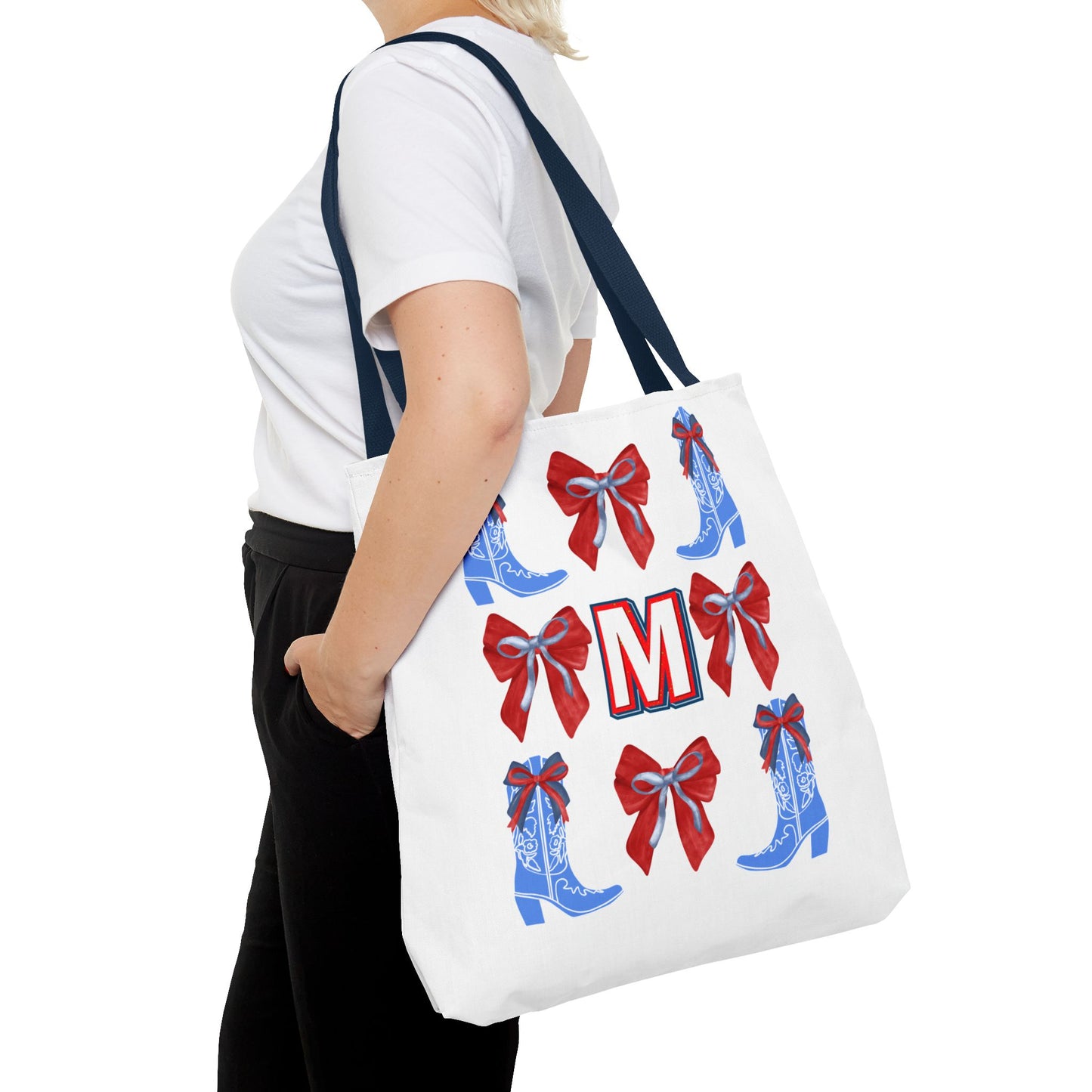 Mississippi Coquette Tote Bag, Personalized Tote, Mississippi Fan Gift, Ole Miss, Hotty Toddy, College Student Gift, Graduation Gift