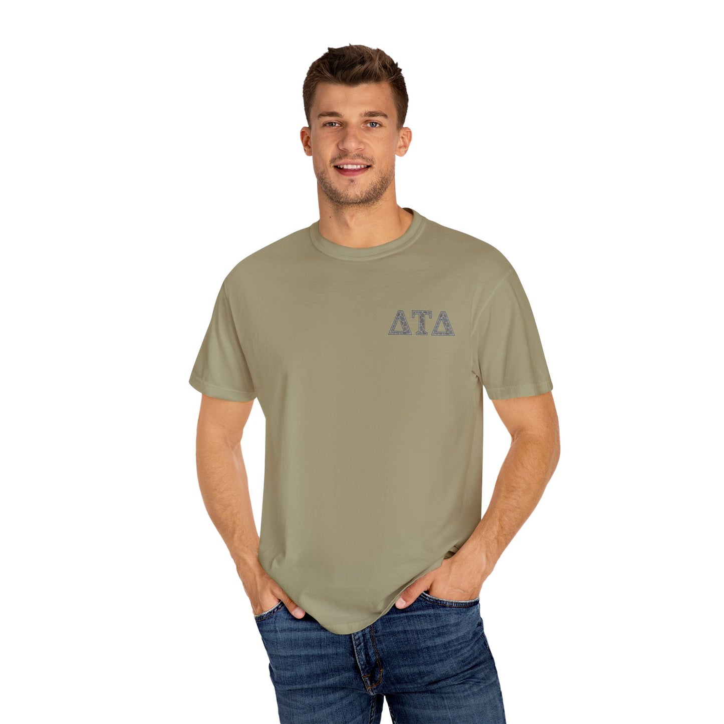DTD Unisex Garment-Dyed T-shirt | Casual Wear, Sorority Apparel, College Life, Gift for Sorority Sisters, Greek Life Clothing
