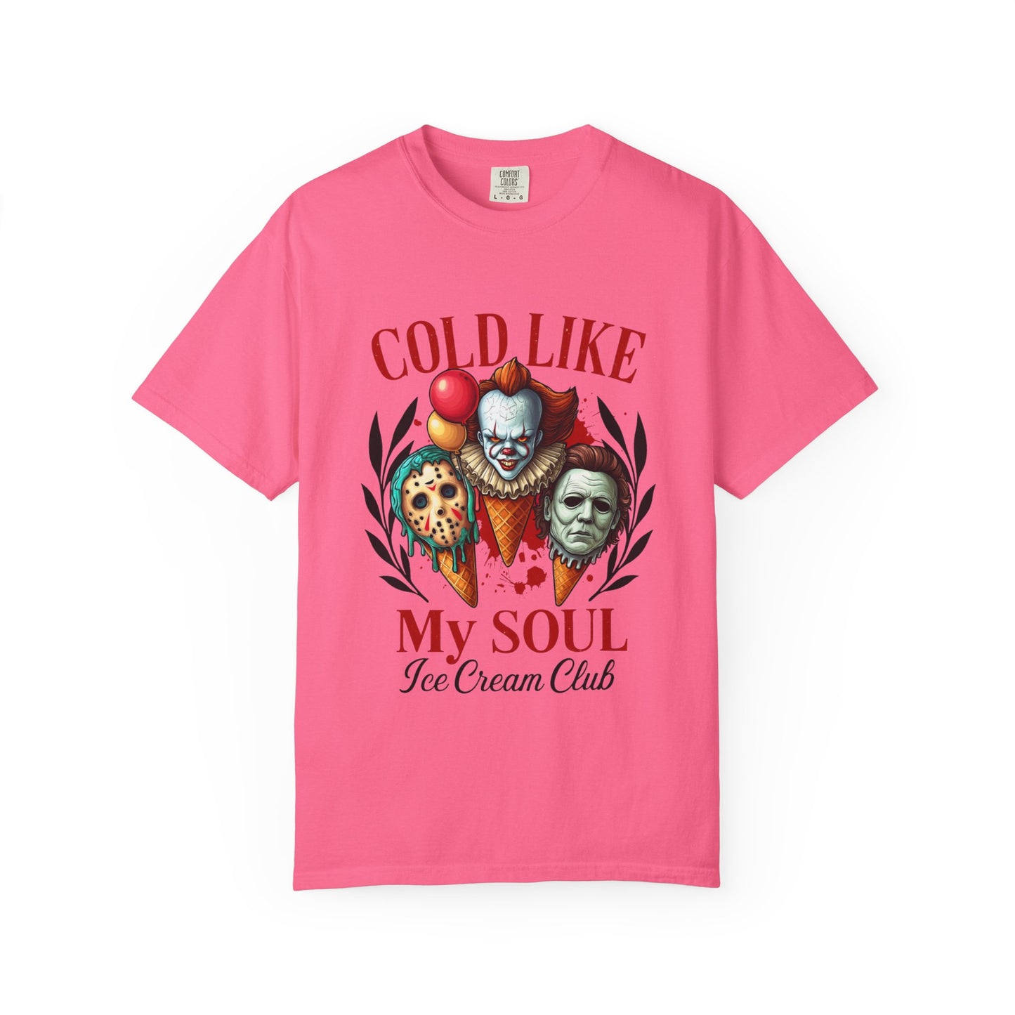 Chilling Soul T-Shirt, Vintage Horror Tee, Unisex Graphic Shirt, Ice Cream Lovers Gift, Fun Movie Merch