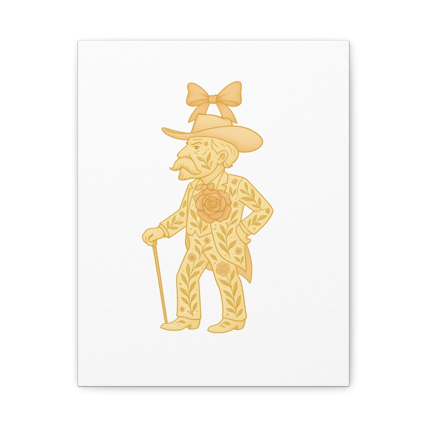 Coquette Colonel Rebel Canvas Wall Art
