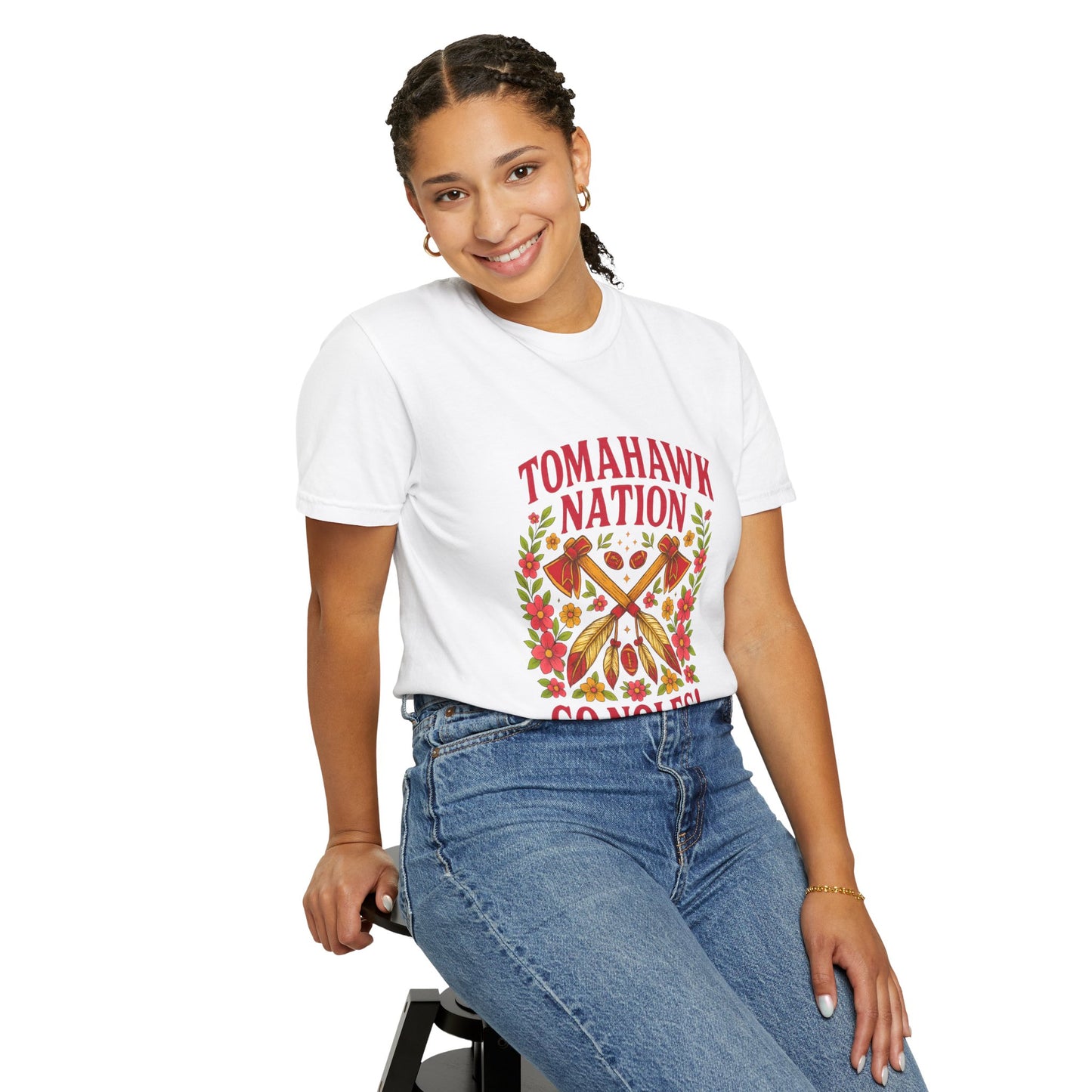 Tomahawk Nation Unisex T-shirt | Go Noles Vintage Style Tee, Perfect for Game Day, College Spirit Wear, Football Fans, Sports Apparel