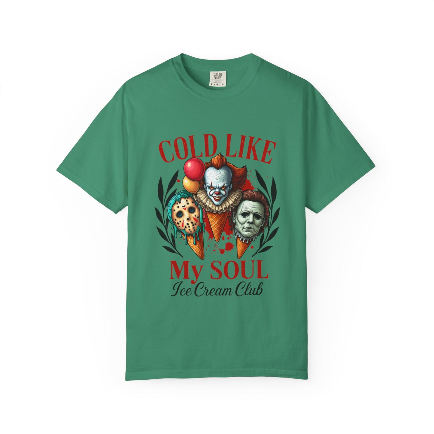 Chilling Soul T-Shirt, Vintage Horror Tee, Unisex Graphic Shirt, Ice Cream Lovers Gift, Fun Movie Merch
