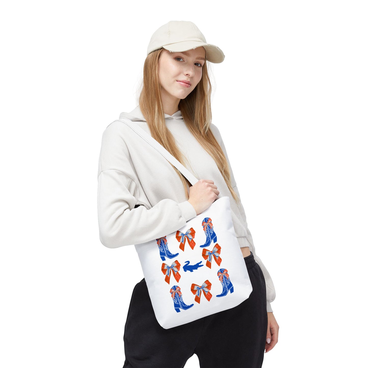 FL gators game day tote bag, UF fan gift, UF alumni, graduation gift, college student gift, chomp! chomp!, florida fan gift, florida game day, go gators
