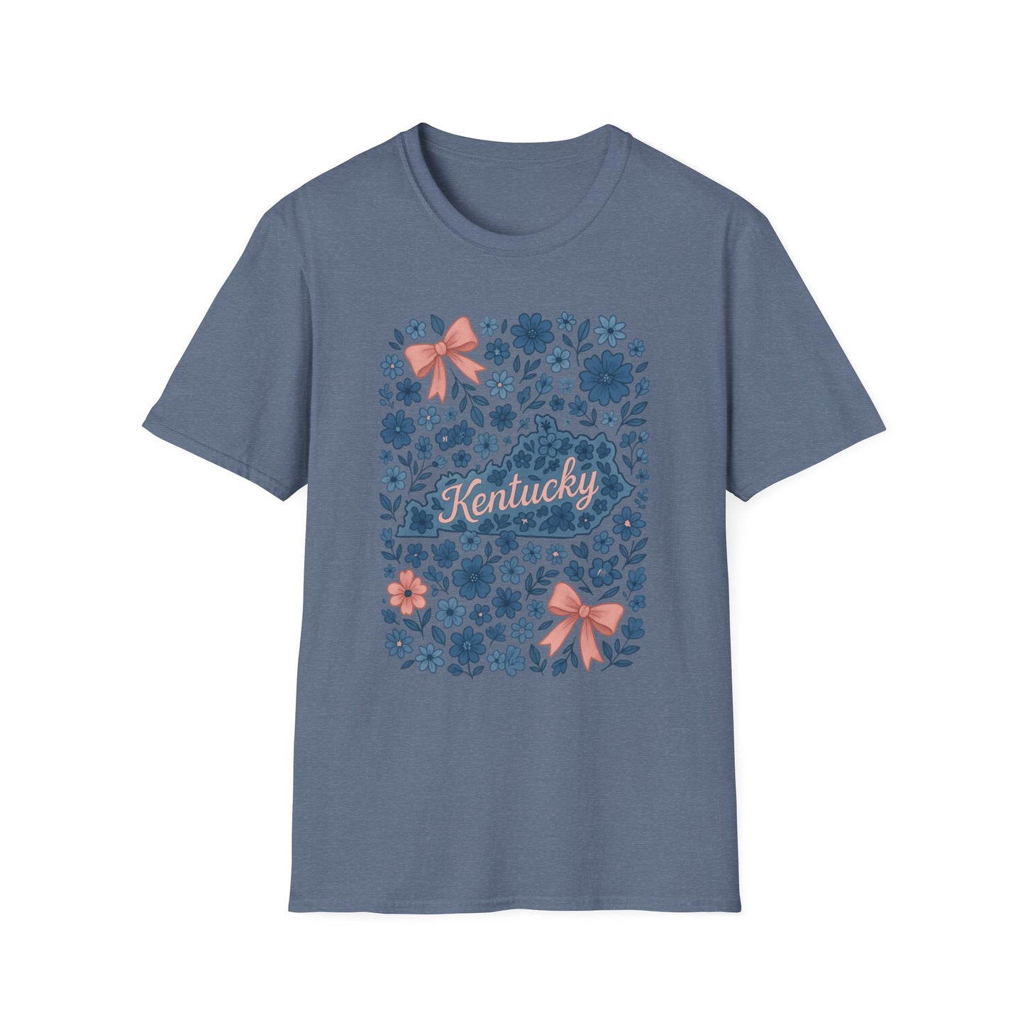 Kentucky Floral Unisex T-Shirt, Kentucky Shirt, Southern Pride Tee, Spring Fashion Top, Gift for Her, Casual Wear