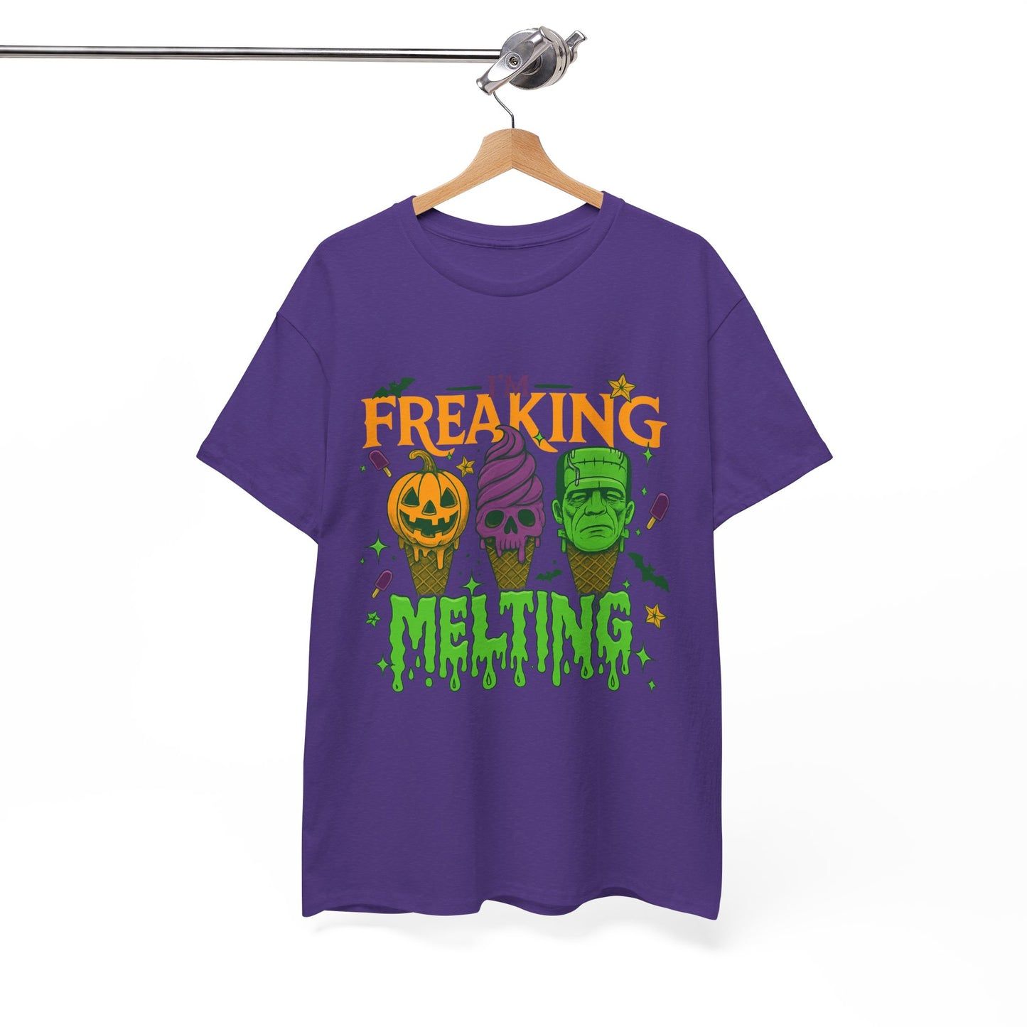 Halloween Unisex Heavy Cotton Tee, Fun Fall Shirt, Halloween Costume Top, Spooky Party Tee, Trick or Treat Apparel