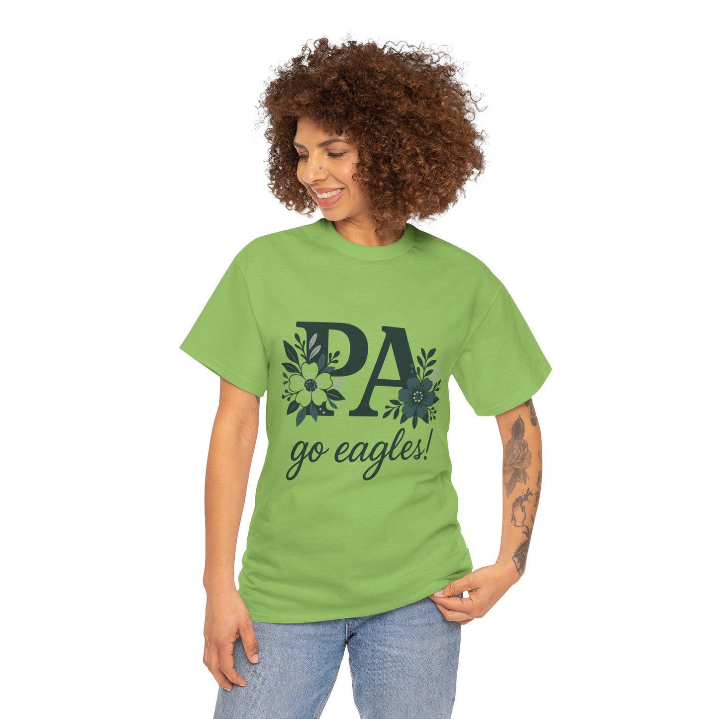 Floral PA Eagles Tee