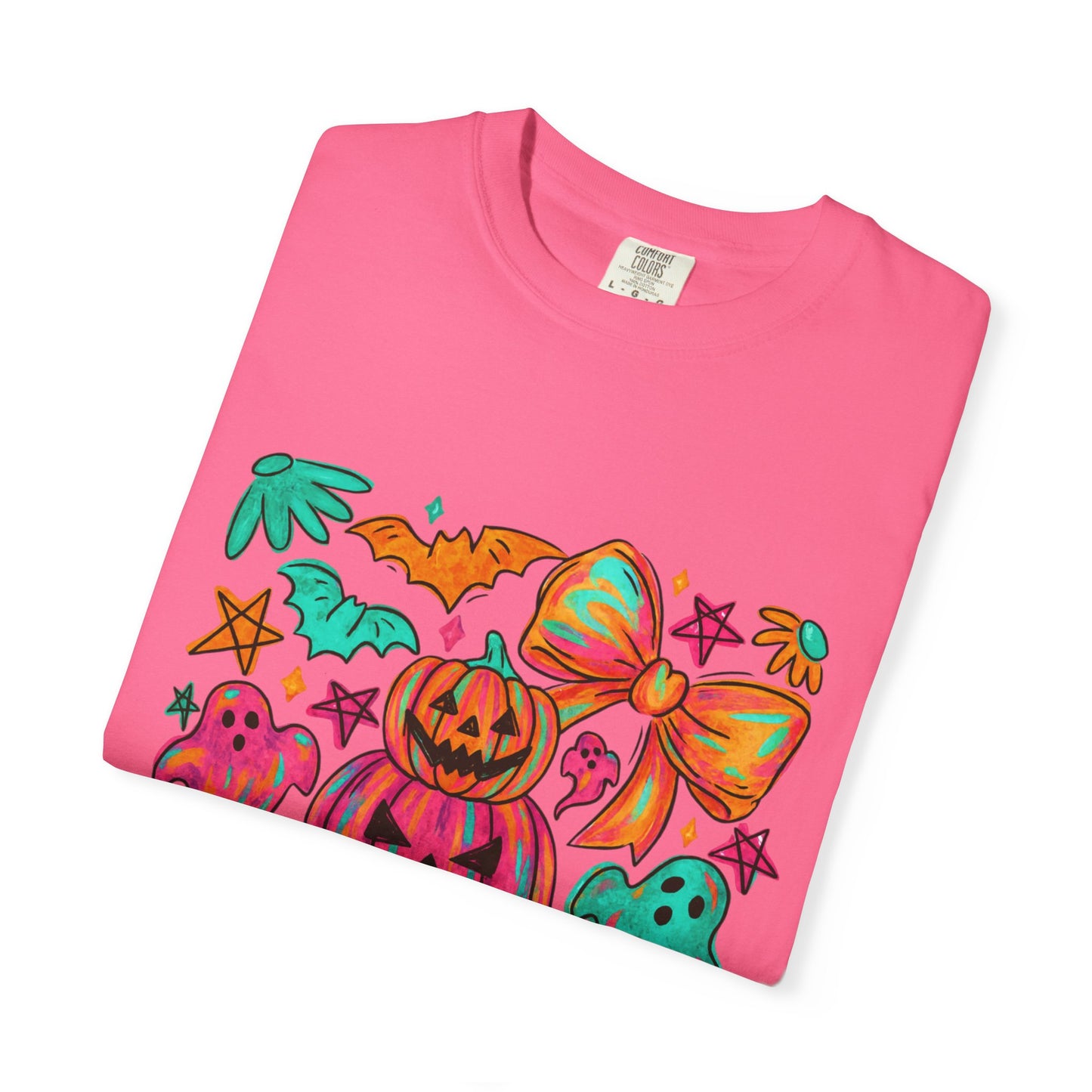 Whimsical Halloween T-Shirt, Perfect for Fall Celebrations, Ghosts & Pumpkins Design, Unisex Tee, Festive Apparel, Halloween Costume