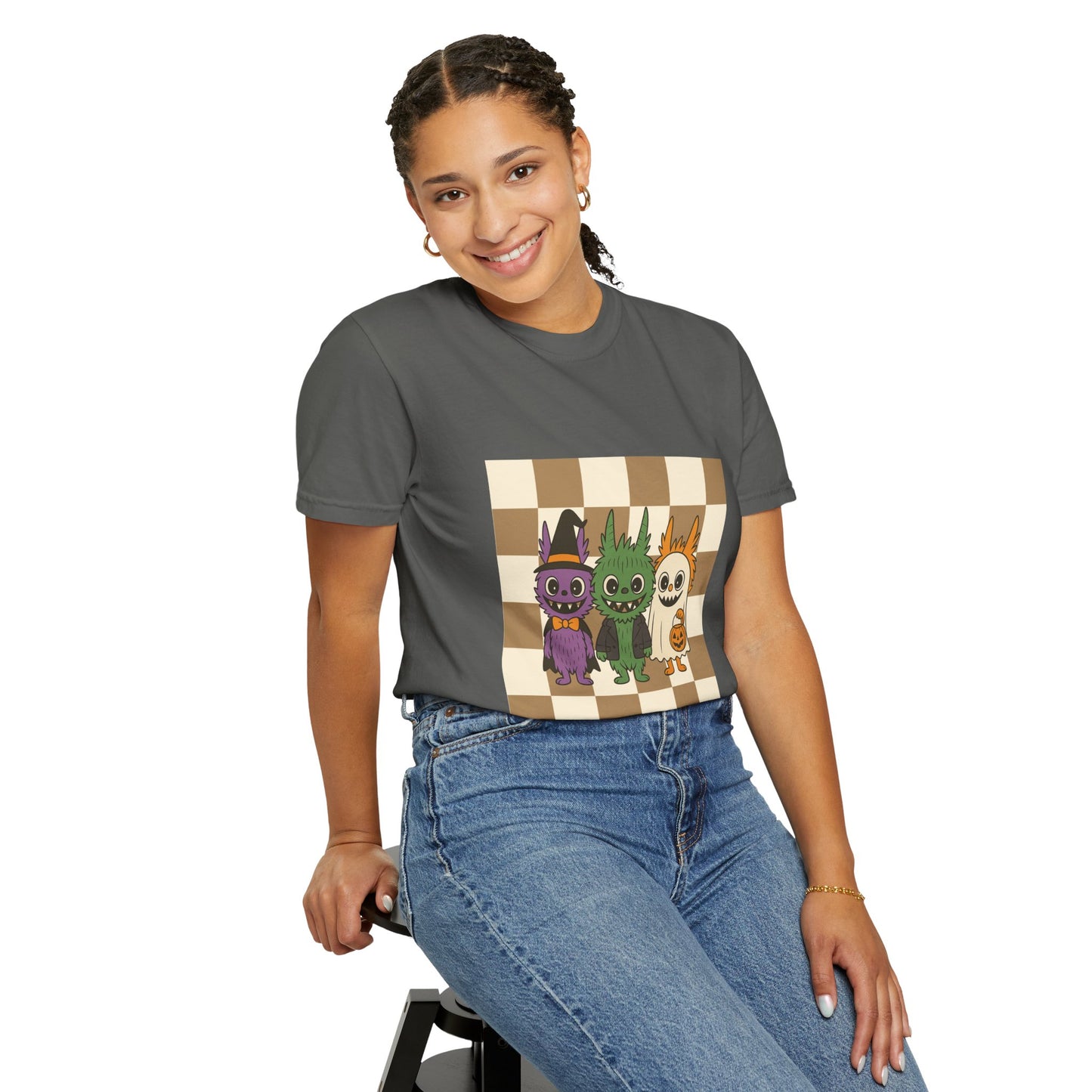 Cute Halloween Monster T-Shirt, Spooky Graphic Tee, Fall Apparel, Unisex Shirt, Trick or Treat, Halloween Party Outfit