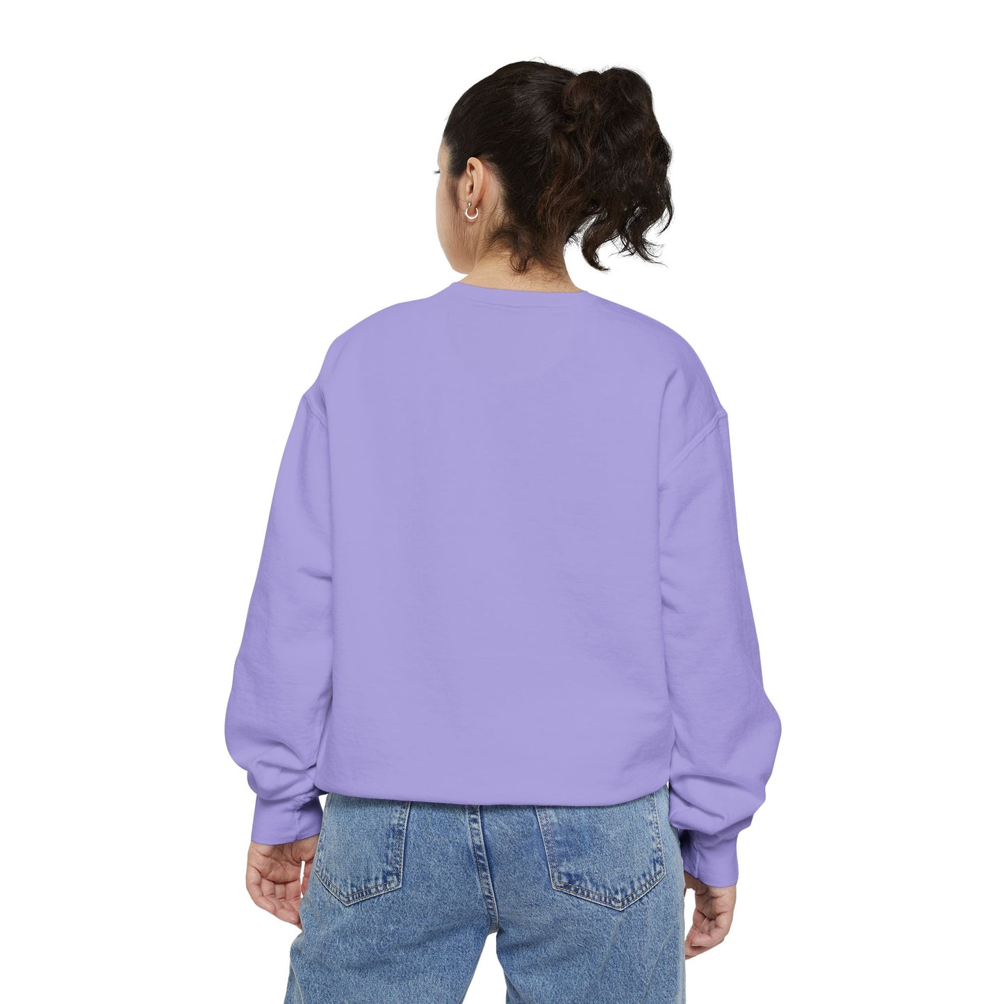 AlphaChi Garment-Dyed Sweatshirt, Sorority Sweatshirt, Personalized Gift, College Apparel, Comfortable Crewneck, Trendy Fashion
