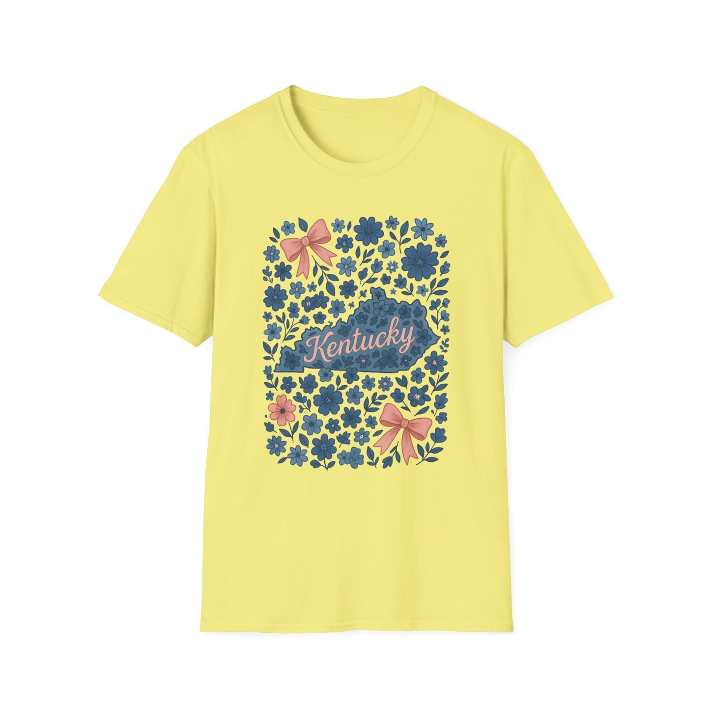 Kentucky Floral Unisex T-Shirt, Kentucky Shirt, Southern Pride Tee, Spring Fashion Top, Gift for Her, Casual Wear