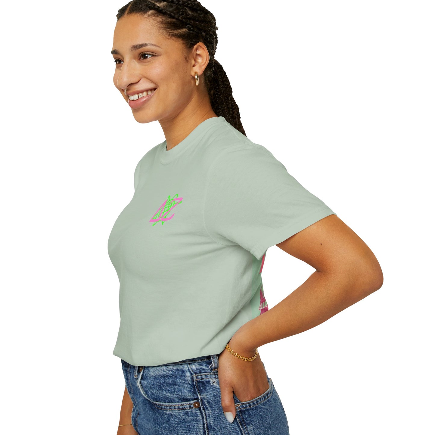 Delta Zeta Unisex T-Shirt, Sorority Shirt, Garment-Dyed Tee, Cute College Top, Sisterhood Apparel, Gift for Sorority Sisters
