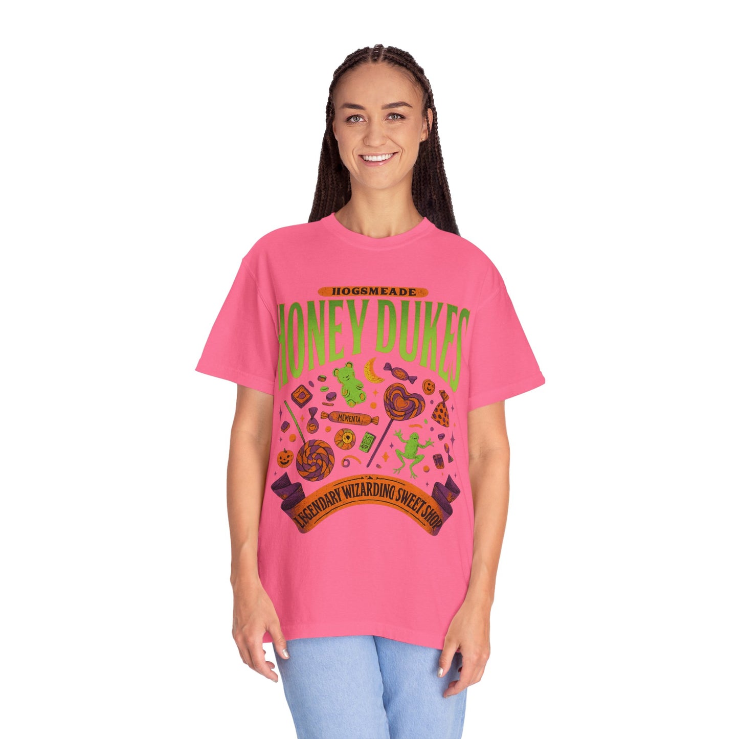 Honey Dukes Wizarding T-Shirt | Unisex Garment-Dyed Tee, Perfect for Fans, Gifts, Celebrations, Cosplay, and Everyday Wear