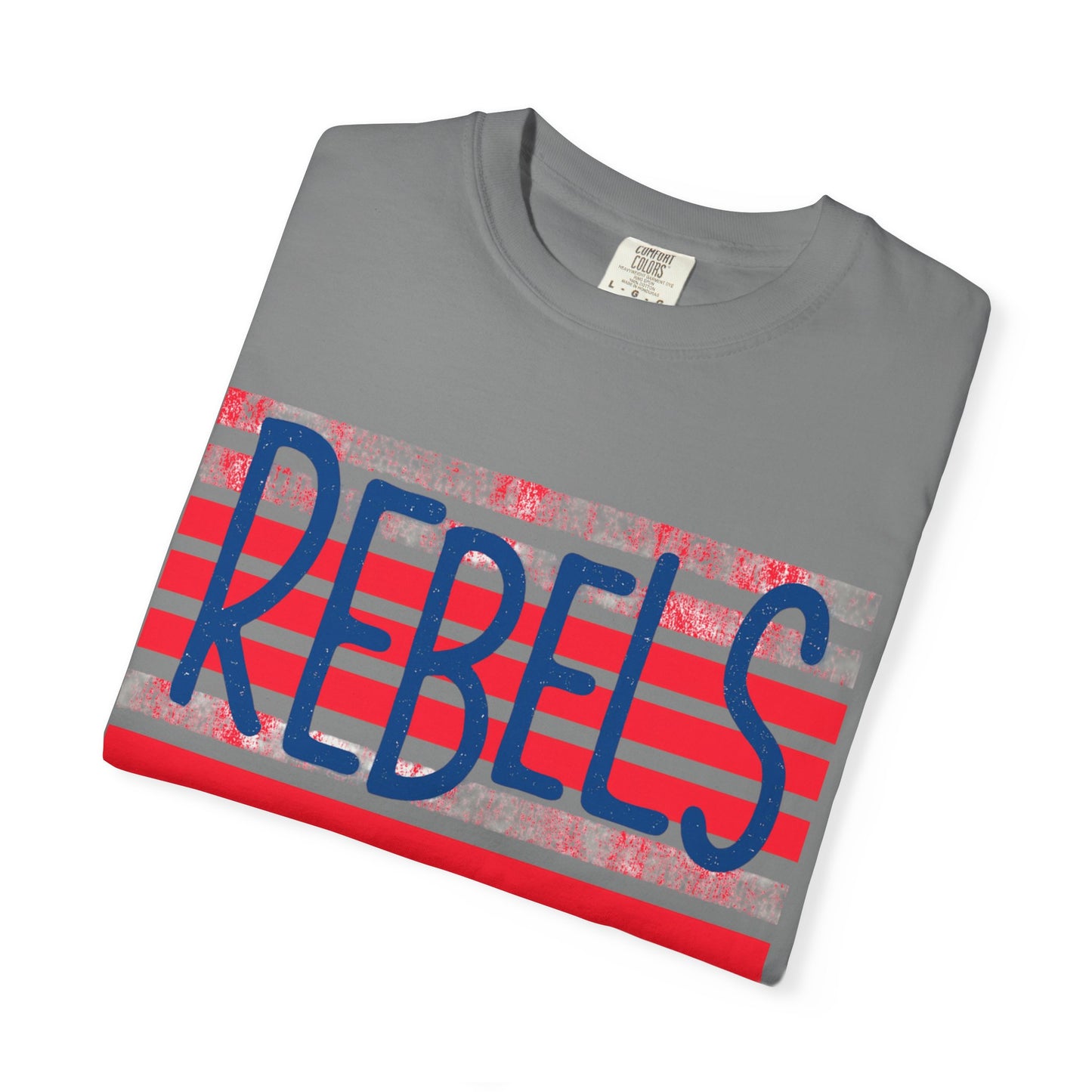 Rebels T-Shirt, Vintage Style Tee, Unisex Graphic Shirt, Summer Fashion, Independence Day Apparel, Football Game Day, Hotty Toddy