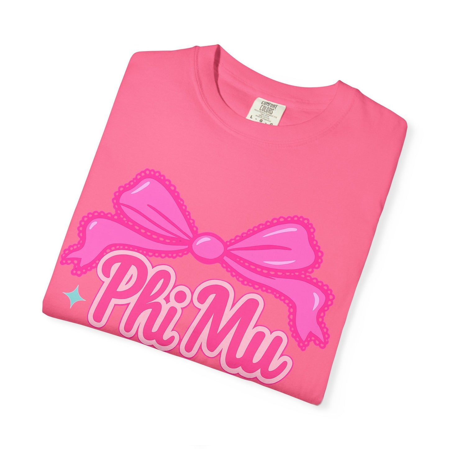 PhiMu Bow Pink Sorority T-Shirt