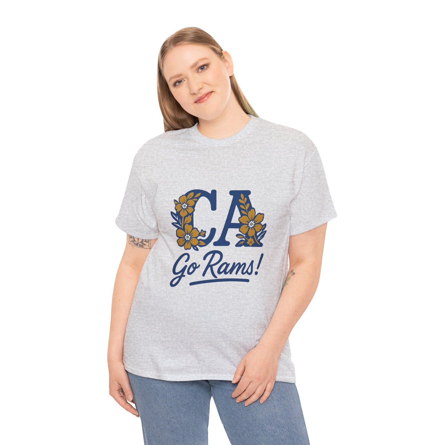 CA Rams Floral Tee