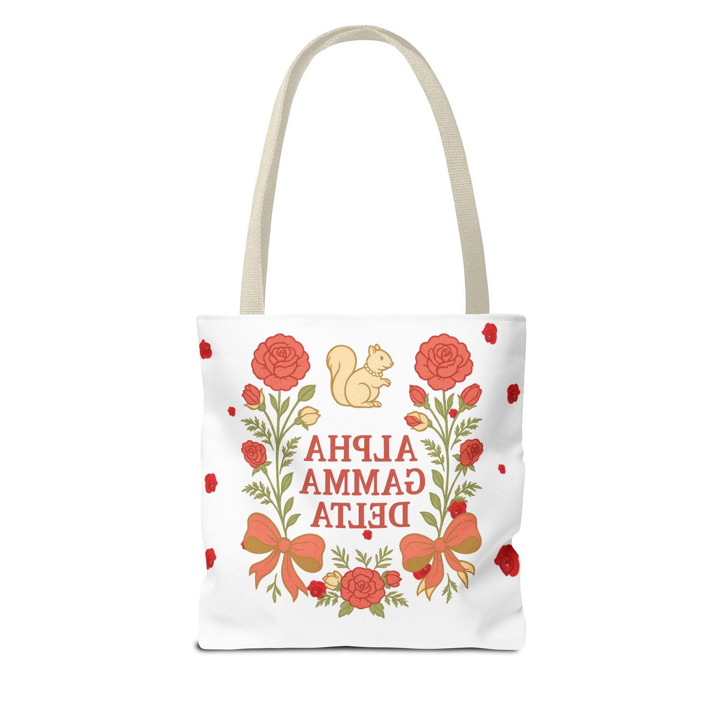 Floral Tote Bag | Alpha Gamma Delta Collection | Perfect for Sorority Events & Graduates