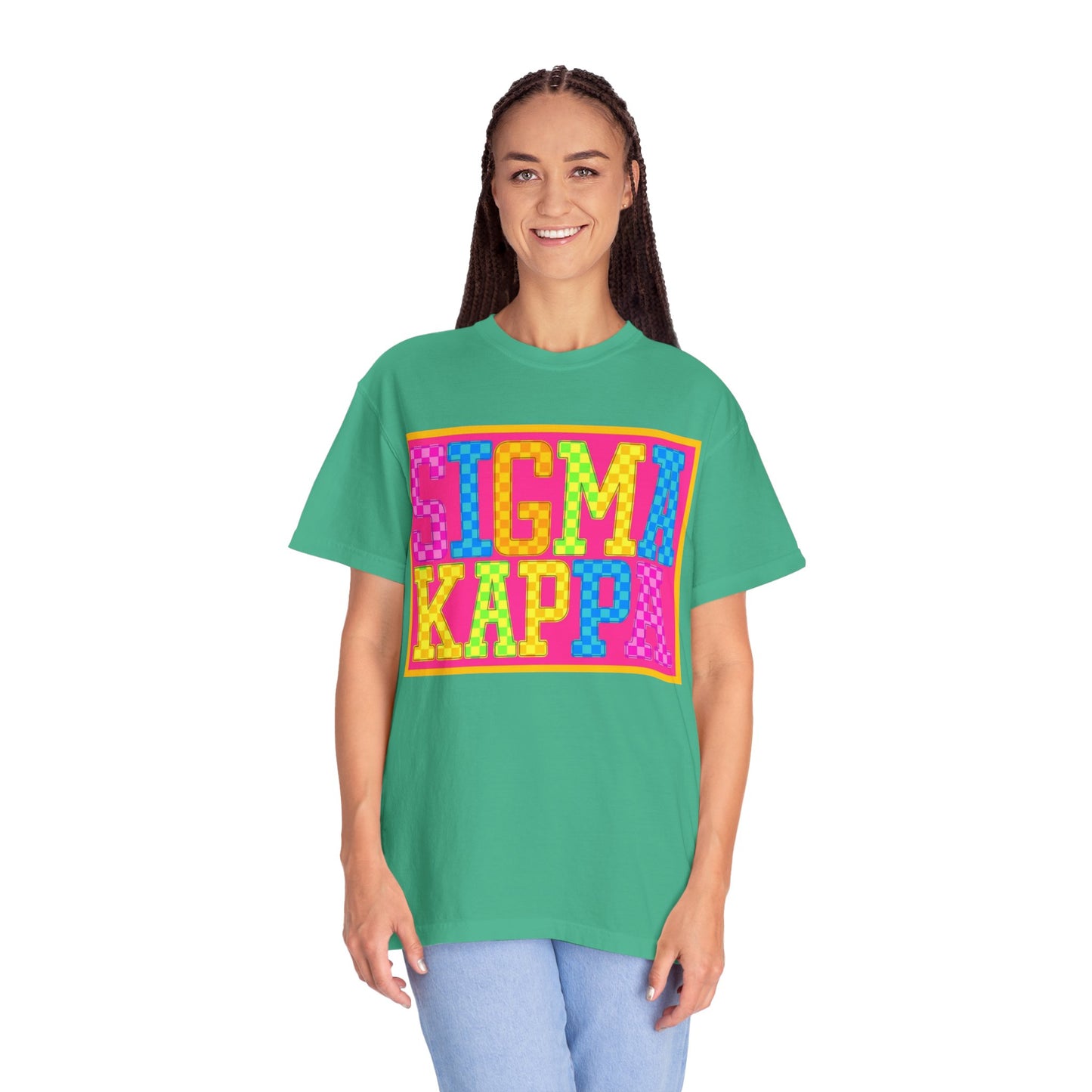 Colorful Sigma Kappa T-Shirt | Sorority Apparel