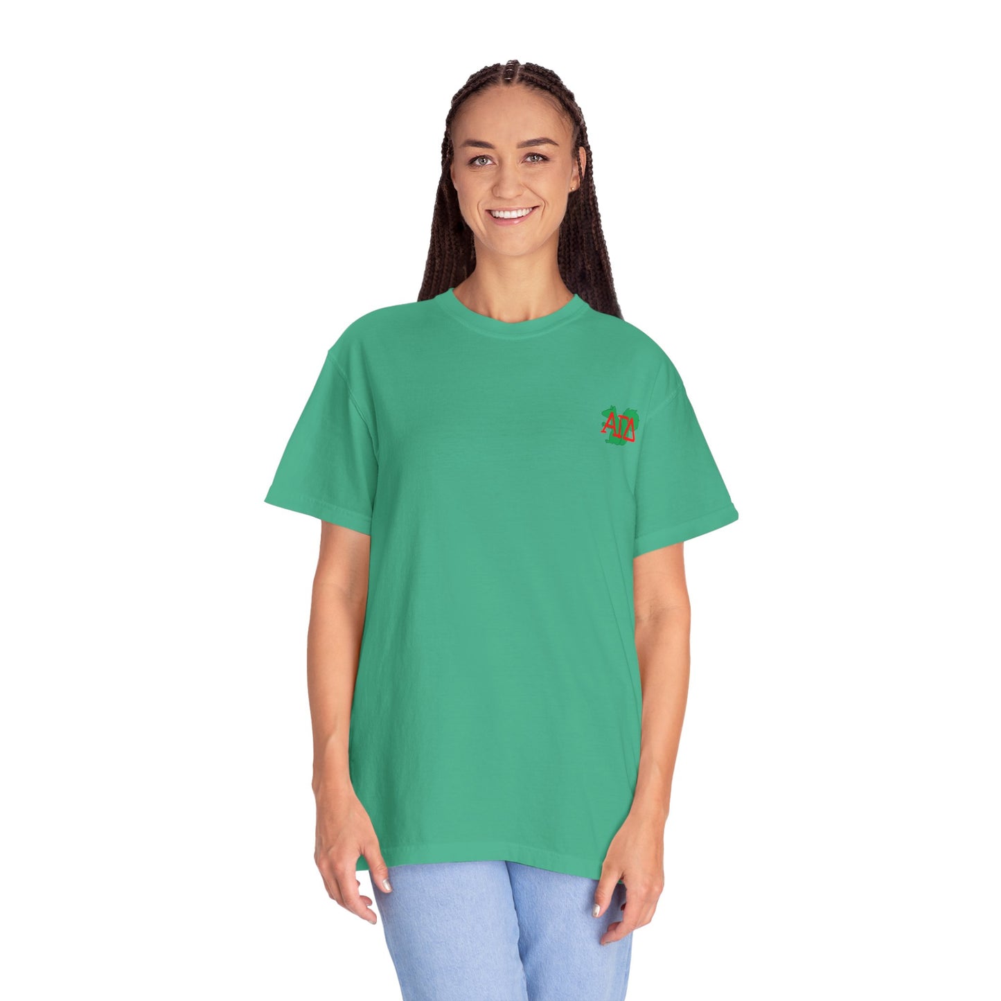 AGD Charming Sorority T-Shirt, Squirrel Design, Unisex Apparel, Perfect Gift, Casual Wear, College Life, Greek Life, Fraternity Events