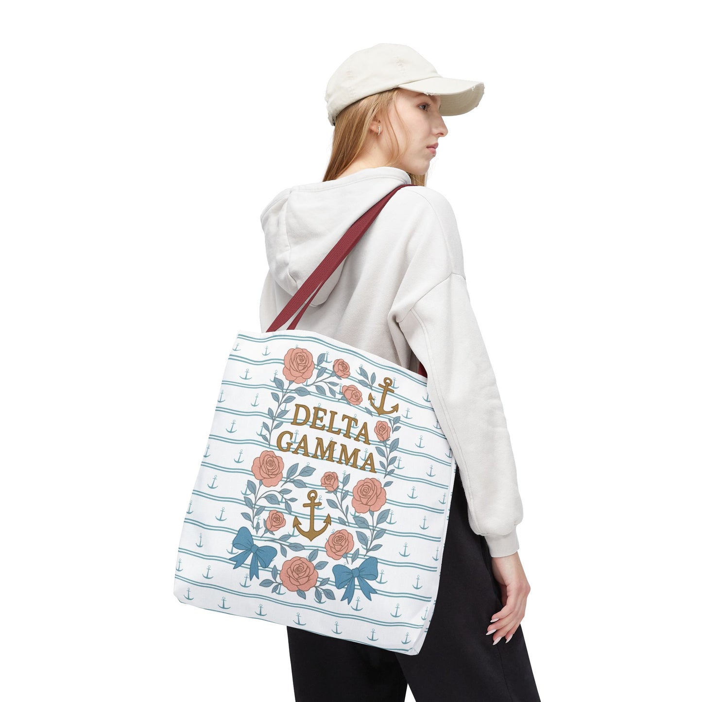 Floral Tote Bag - Delta Gamma Sisterhood Gift